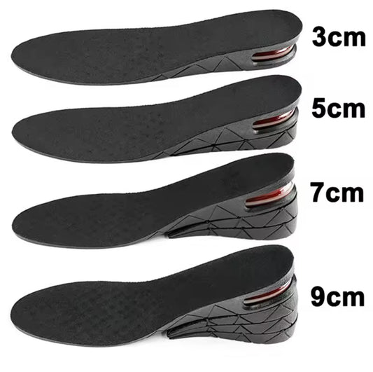 Invisible Height Increase Insoles – Air Cushion Elevator Shoe Inserts (3CM–9CM) for Men & Women